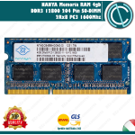 MEMORIA RAM NANYA 4GB 2RX8 PC3 12800S DDR3 1600 SODIMM MM127300QG MACBOOK LAPTOP