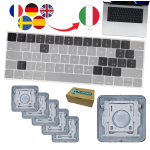 Set kit tasti conversione tastiera italiana apple macbook pro 2020 2021 a2338 a2442 a2485 13 14 16 pollici