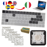 Ap08 kit sostituzione tasti conversione tastiera italiano apple macbook pro a1398 15 2012 2013 2014 2015