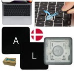 Key caps + Clip scissor keyboard Danish for Apple Macbook Pro 16" 2021 2023 A2485 A2780 A2991 chip M1 M2 M3