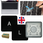Key caps + Clip scissor keyboard UK for Apple Macbook Pro 16" 2021 2023 A2485 A2780 A2991 chip M1 M2 M3