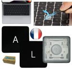 Cléclips de touches + Clip ciseaux clavier français Apple Macbook Pro 14" 2021 2023 chip M1 M2 M3