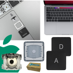 Actionneur clip clé remplacement pour clavier Apple Macbook pro retina 13" A1989 A2159 15" A1990 2018 2019