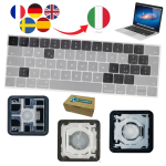 AP02 Set Kit Tasti Conversione sostituzione per Tastiera Italiana Qwerty Ita Apple Macbook A1278 13" Unibody 2008 2009 2010 2011 2012 