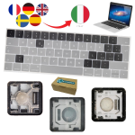 AP04 Set Kit Tasti Conversione Layout Tastiera Italiana Qwerty Ita Apple Macbook A1278 13" Unibody 2008 2009 2010 2011 2012 