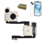 Fotocamera posteriore per Apple iPhone 15 ricambio riparazione rear camera