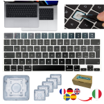 Set Key Tasti Scissor Completo di Ricambio Kit Sostituzione Tastiera Italiana Apple Macbook Pro A2485 16" 2021 Chip M1