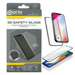 Pellicola protezione display 3d 9H per iphone xr vetro temperato black 10r