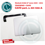 TRACKPAD E CAVO PER APPLE MACBOOK PRO A1286 15 POLLICI 2009 2010 2011 2012 TOUCHPAD MOUSE + CABLE FLAT 821-1255-A
